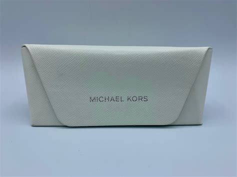 white michael kors glasses case|michael kors sunglasses case.